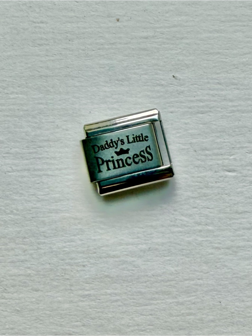 Daddy's Little Princess Italian Charm Link